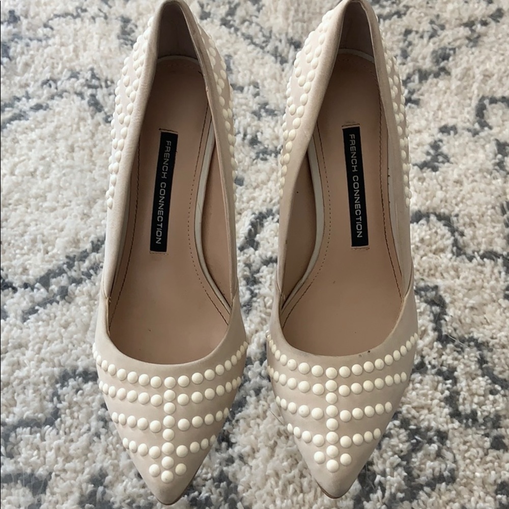 French Connection studded pumps